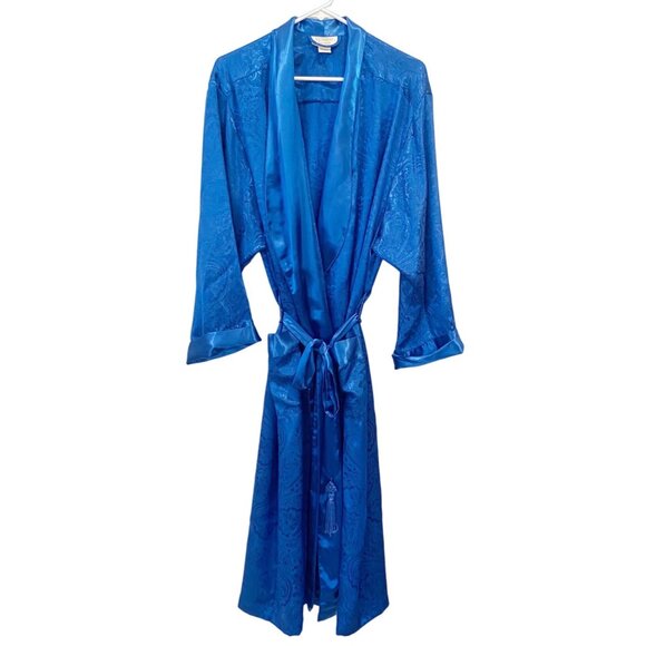 Victoria’s Secret Vintage Blue Robe Size Medium - Picture 1 of 8